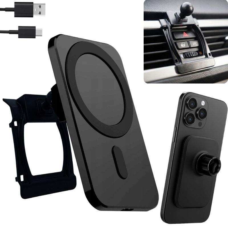 Adapter Do Uchwytu Na Telefon Bmw 3 Seria 2005-2012 Indukcyjny Magsafe 15W