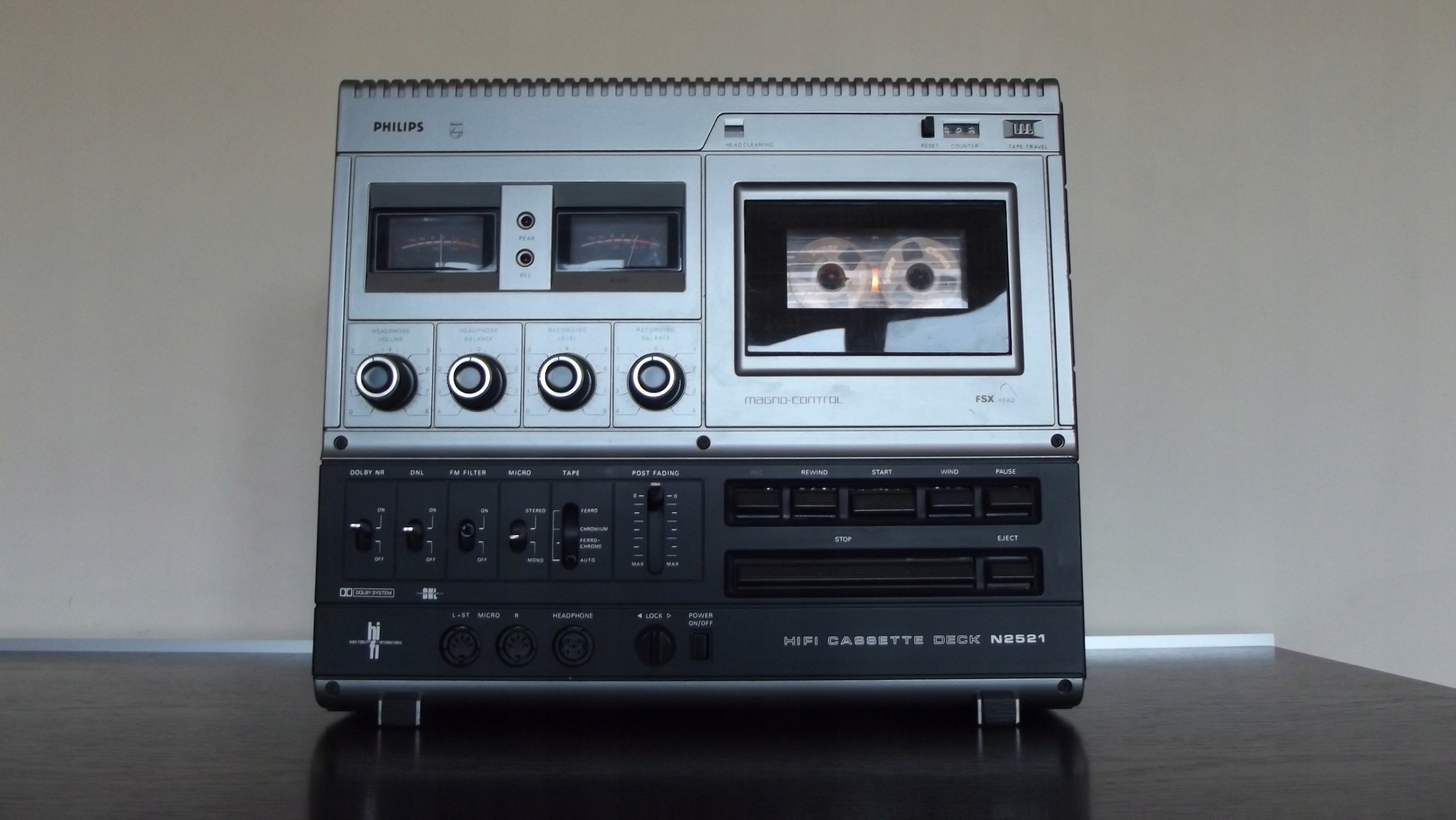 PHILIPS N2521 HI-FI CASSETTE DECK