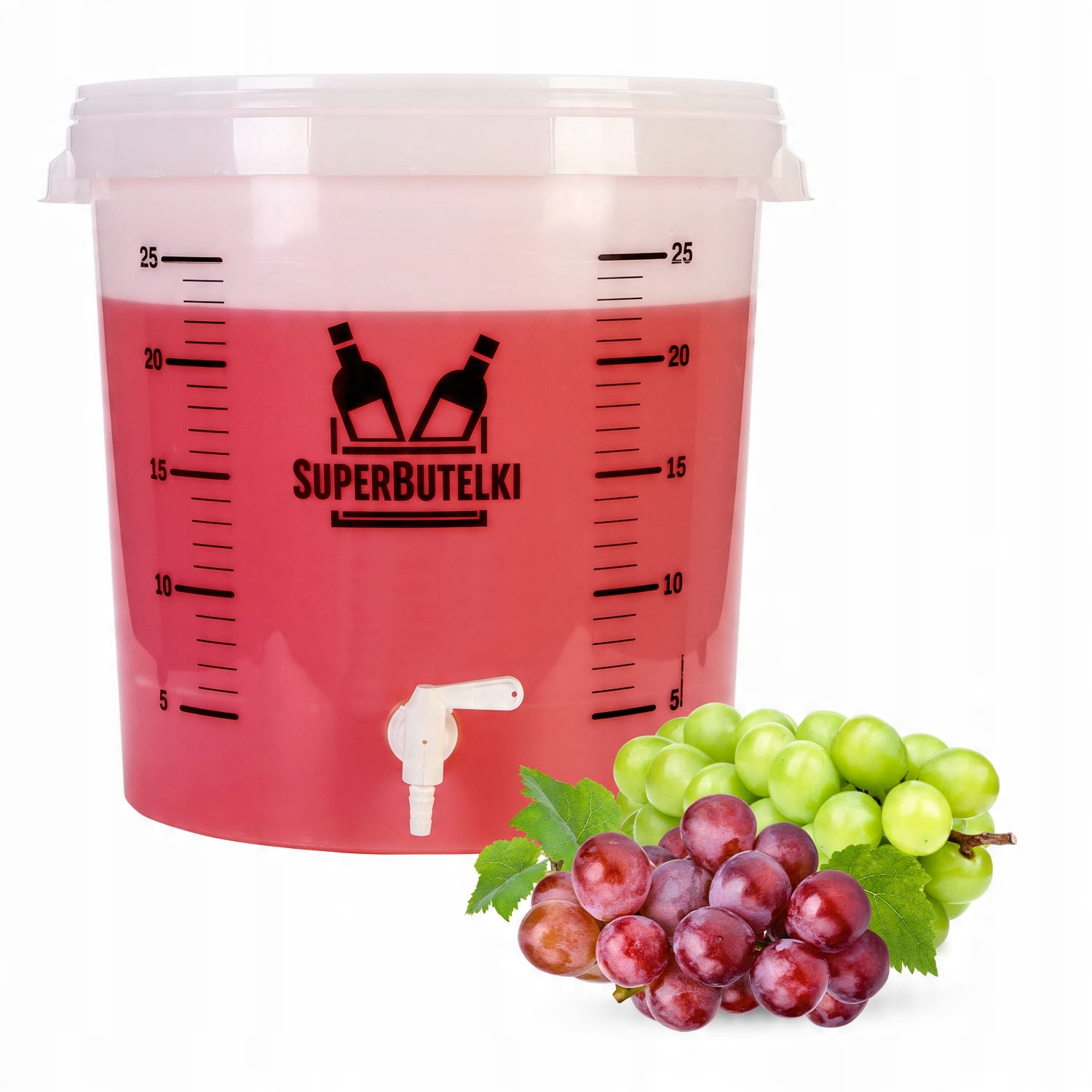 

Wiadro z Kranikiem Pojemnik Fermentacyjny 30L