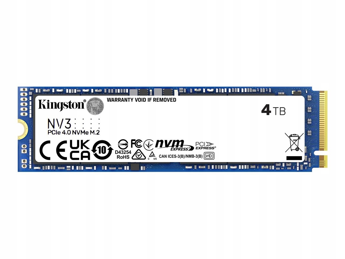 Kingston Ssd NV3 4000 Gb Formát Ssd M.2 2280 Rozhranie disku