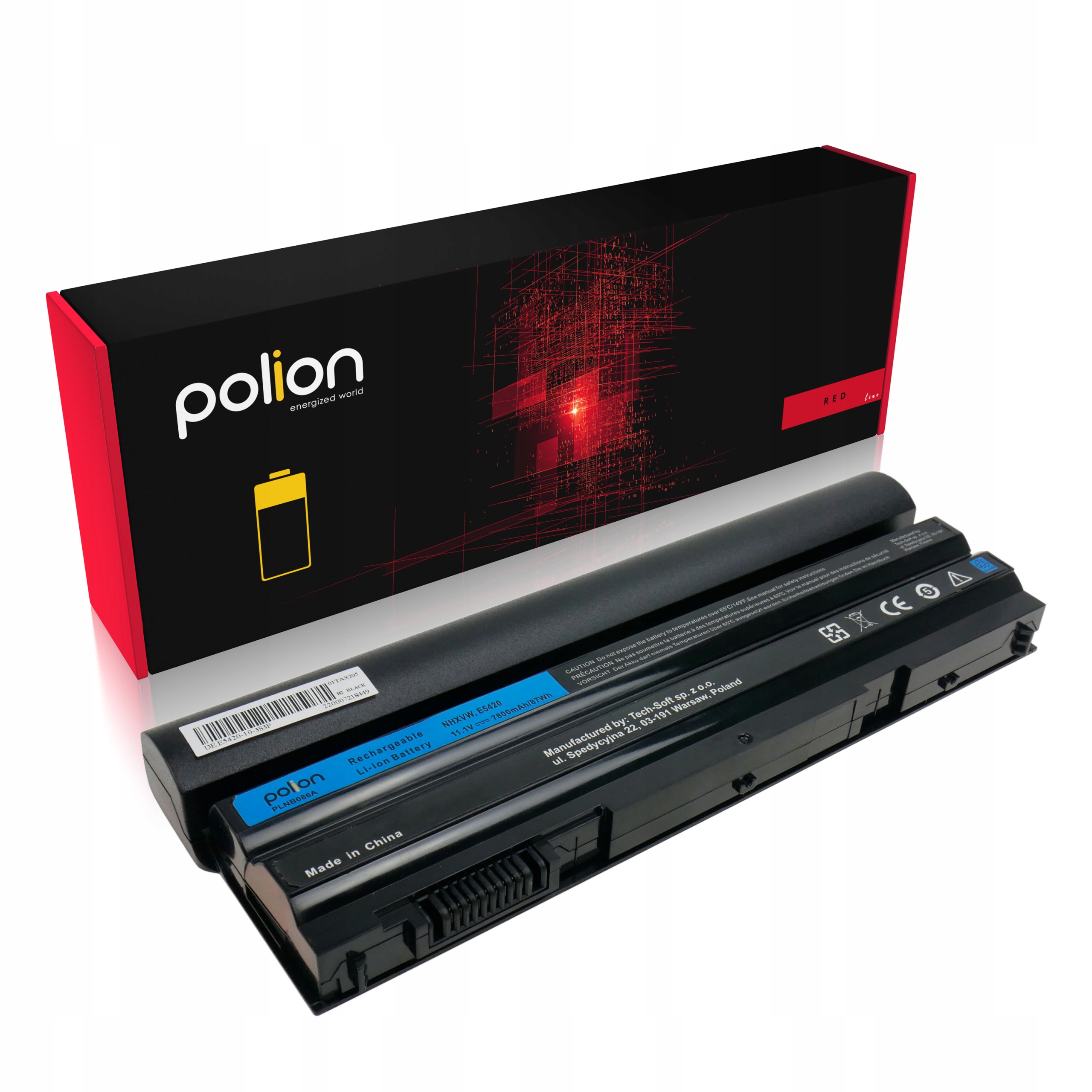 

Bateria do Dell E5420 E5530 E6420 E6430 7800mAh