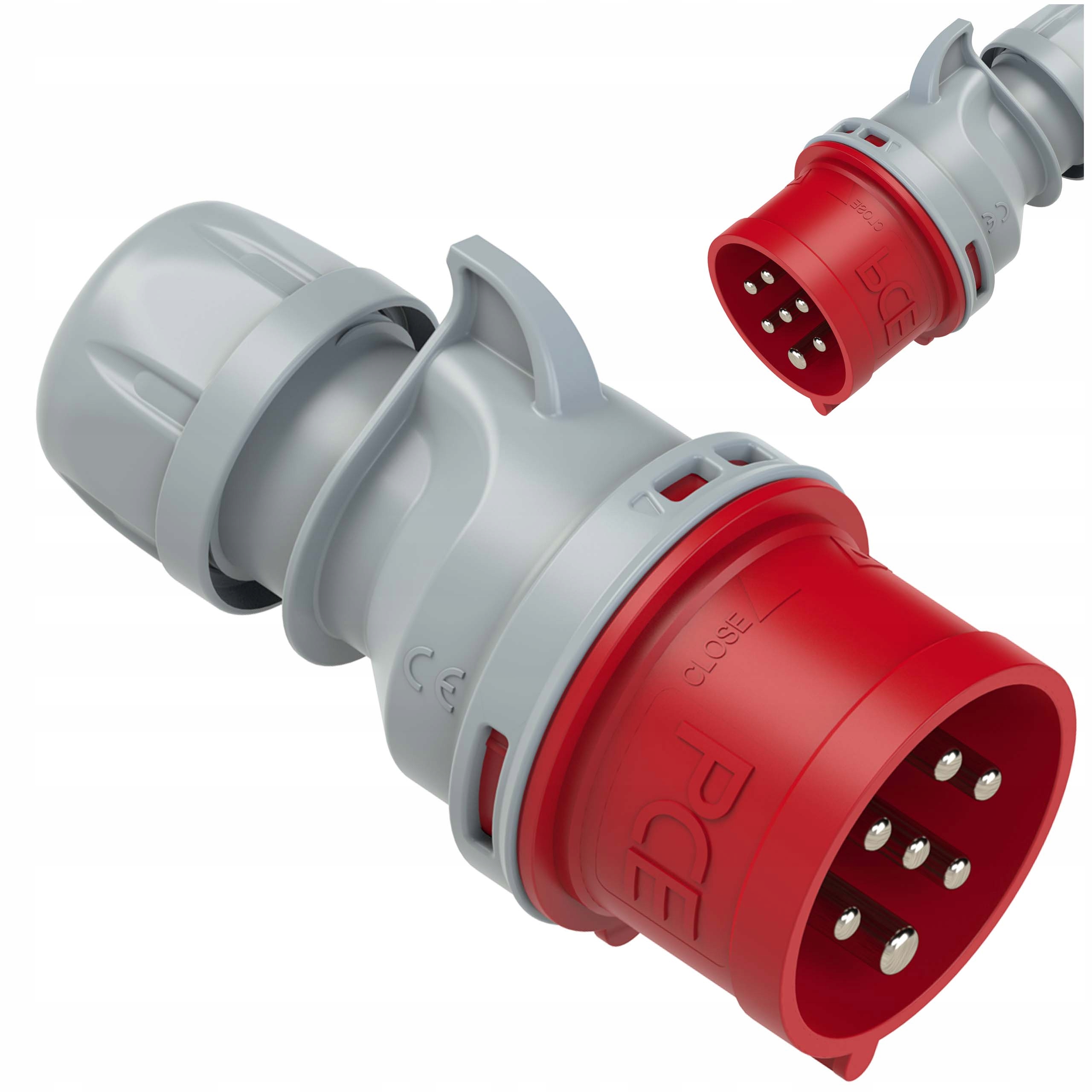 027-6V Prenosná zástrčka Shark 32A 400V 5P+Z+N