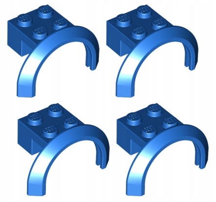 

Lego błotnik nadkole 2x4x1 niebieskie 4 szt. 50745