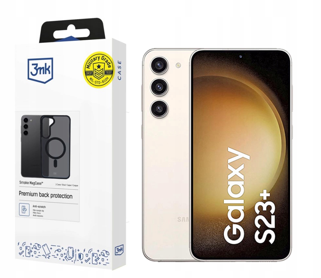 Smoke MagCase Dymové Puzdro 3MK pre Samsung Galaxy S23 Plus