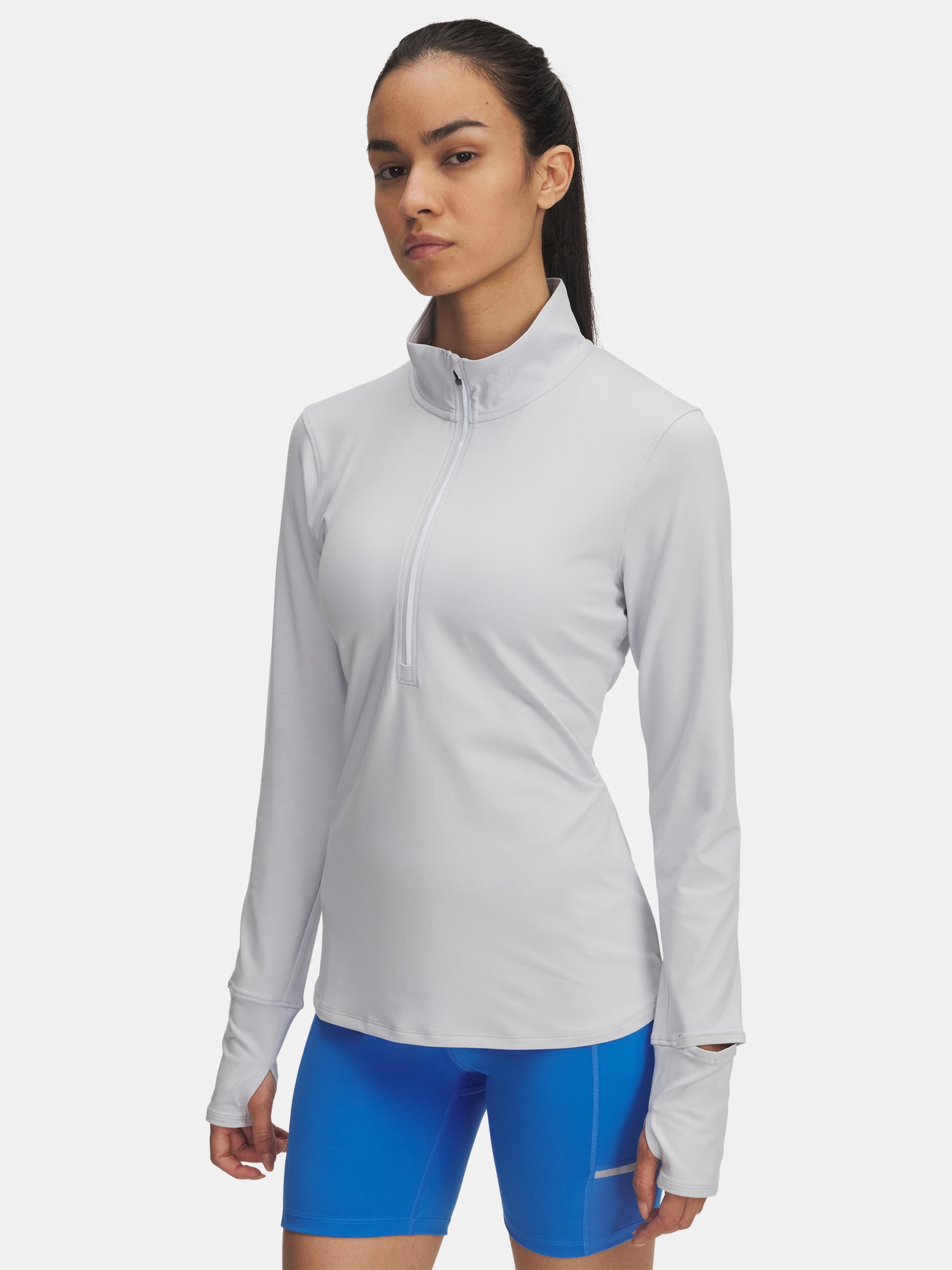 Under Armour Dámské tričko Under Armour Ua Launch Pro Half Zip-GRY