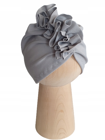 

Czapka Turban Szara 40-43cm Polski Produkt