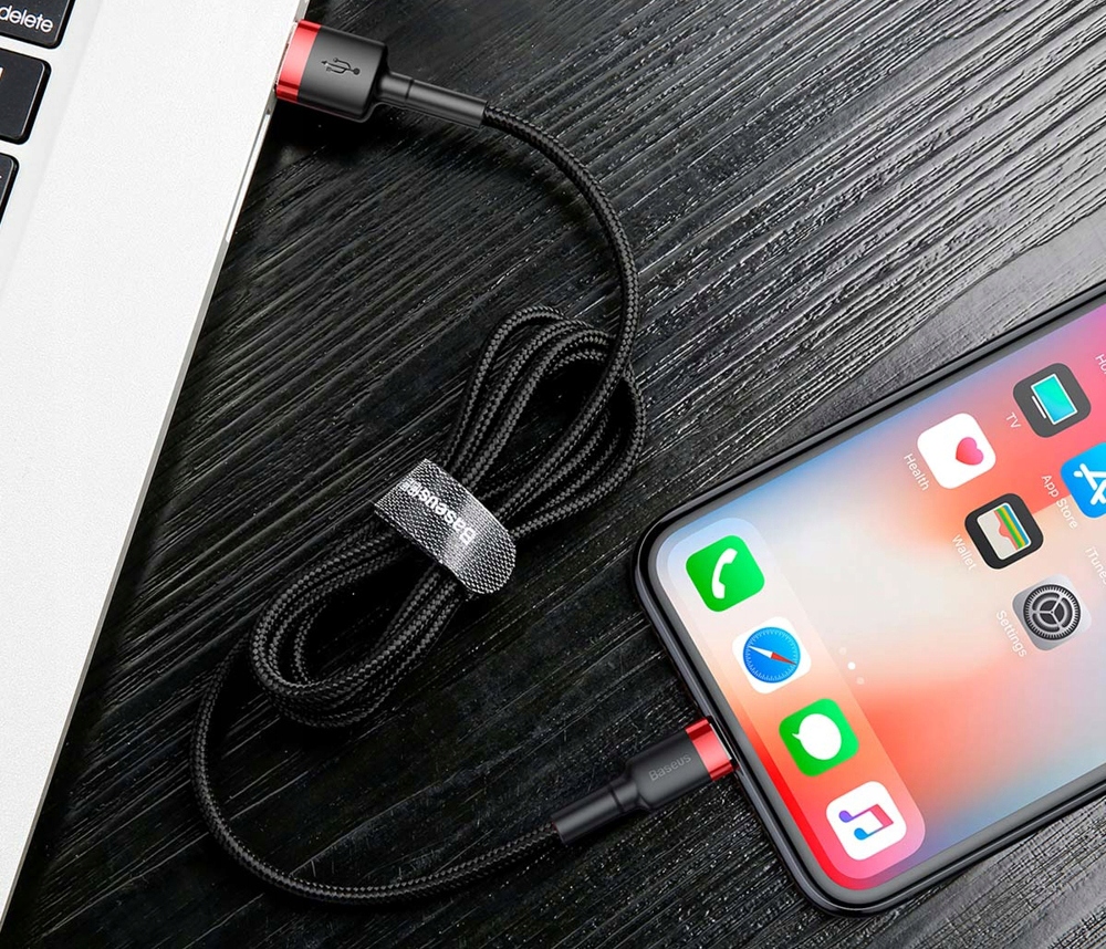 Baseus Szybki Kabel USB LIGHTNING Quick Charge3.0 Złącza USB - Apple Lightning