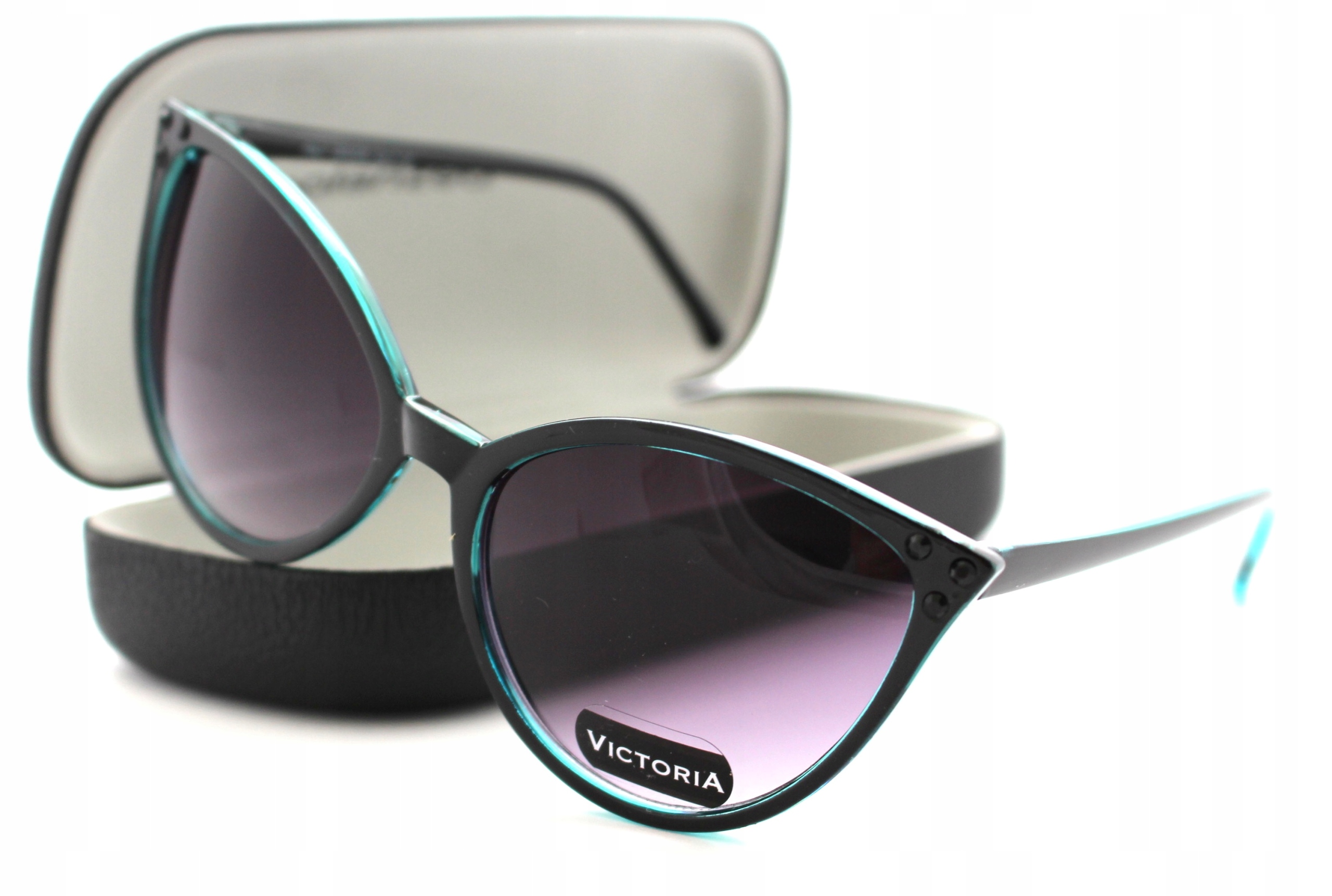 

Okulary Przeciwsłoneczne Damskie Kocie Z Etui