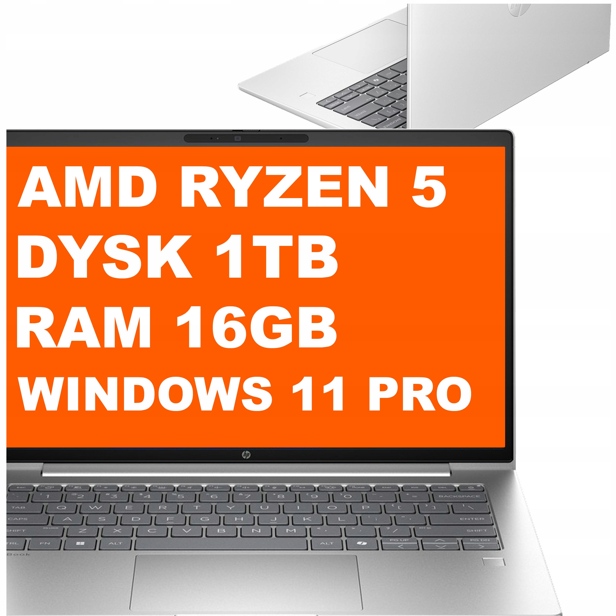Laptop Hp ProBook 4 G1ah 14" Ryzen 5 16GB 1TB Radeon Wuxga W11Pro Srebrny