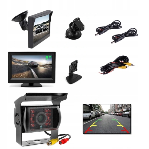 

Zestaw Monitor 5 Kamera Cofania Bus Optyka Sony