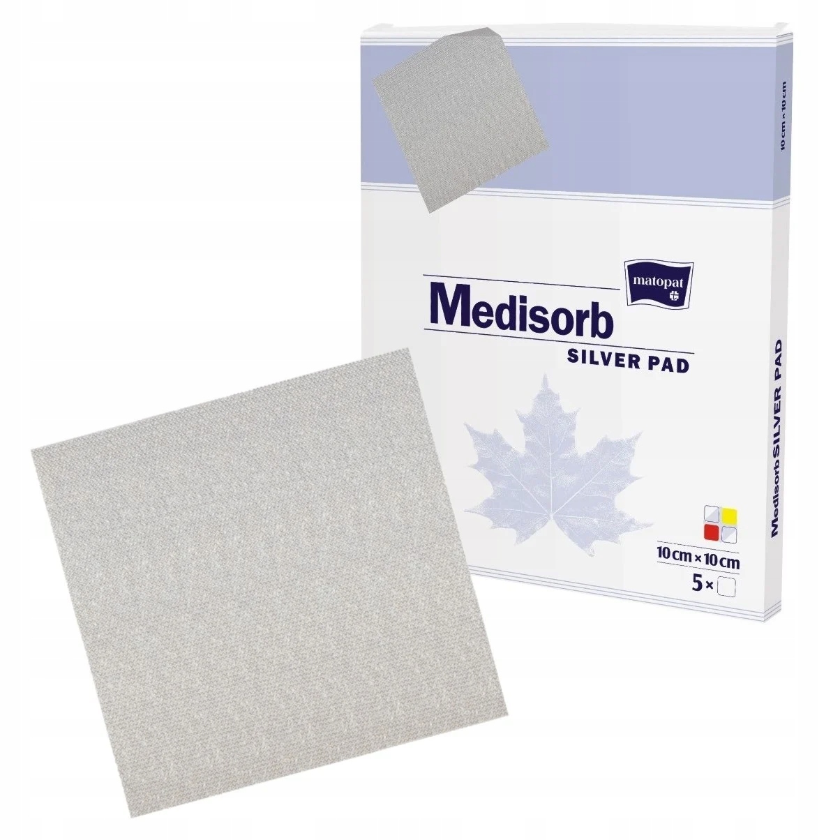 

Opatrunek ze srebrem Medisorb Silver Pad 10x10cm
