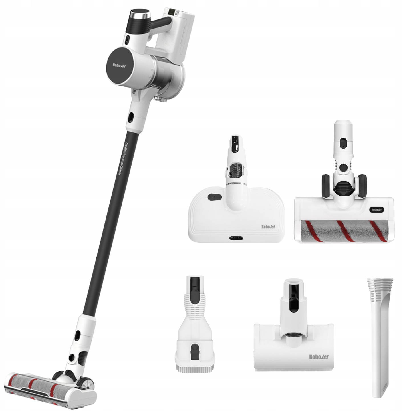 

Odkurzacz Bezprzewodowy pionowy mop 6w1 RoboJet