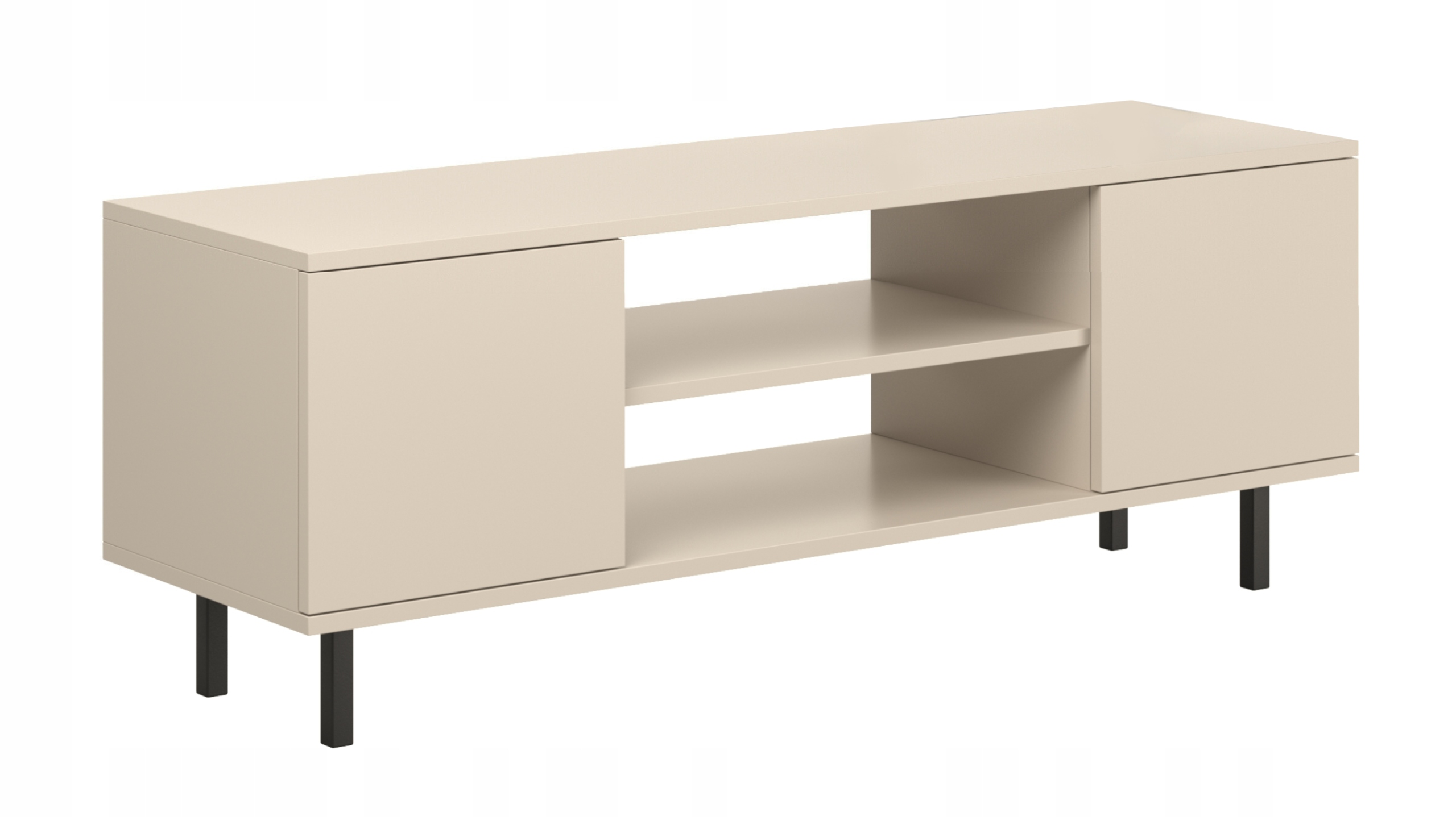 Rtv skříňka Focus Tv stolek Komoda pod Tv loft 135 cm kašmírová černá