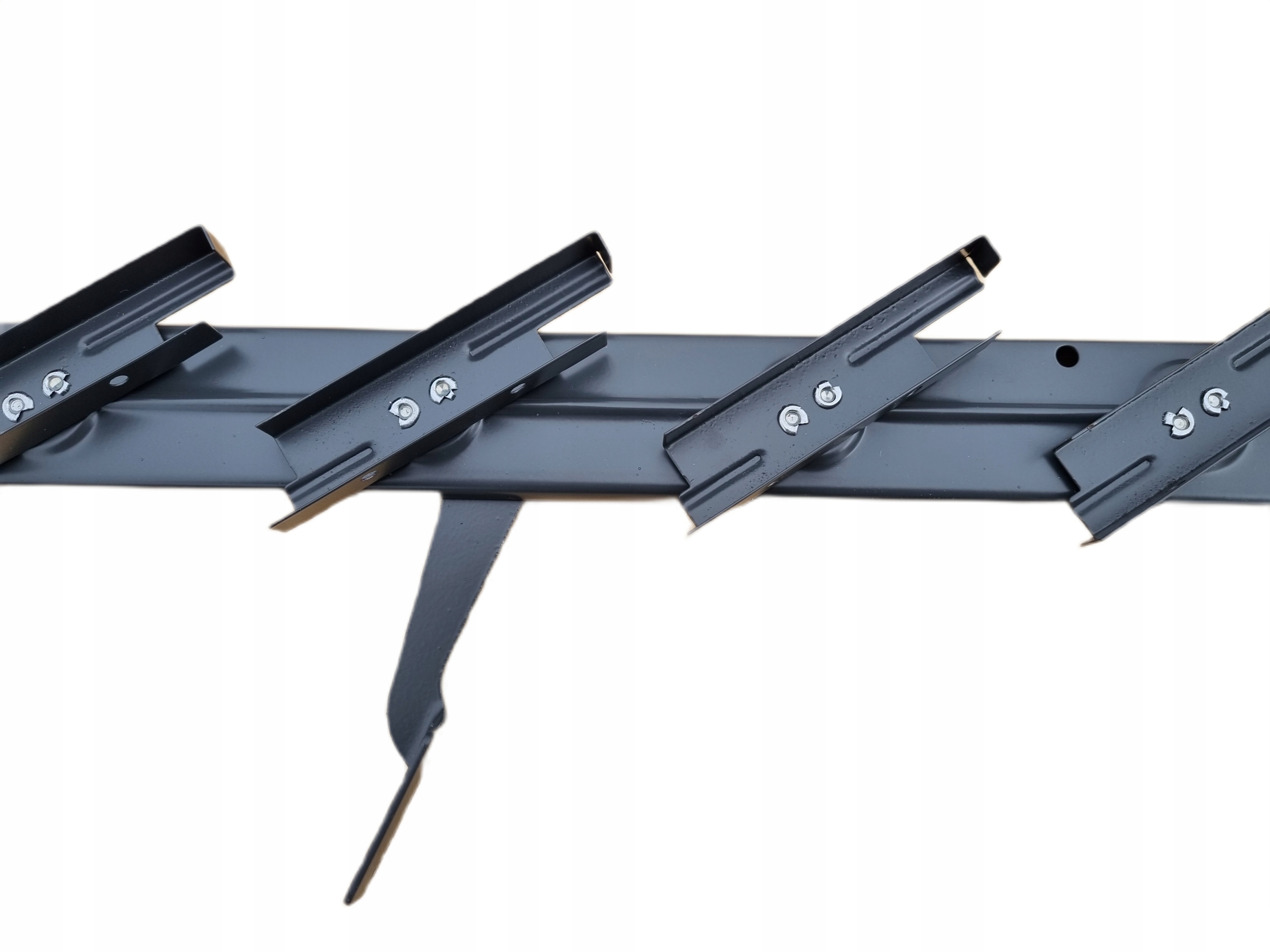 System prowadzący żaluzji Schutters-Ruchome deseczki . Stal 100 cm Antracyt