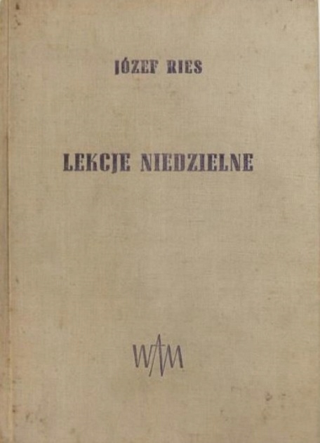 Józef Ries - Lekcje niedzielne