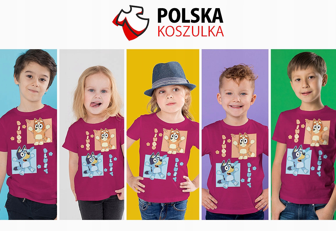 KOSZULKA DZIECIĘCA T-SHIRT DLA DZIECKA BLUEY BLUE 140 PREZENT JAKOŚĆ Liczba sztuk w ofercie 1 szt.