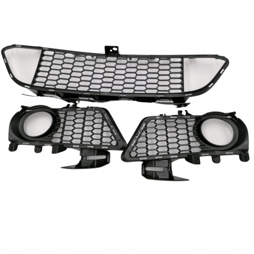 Bmw 3 F30 F31 M-balíček Msp M-pack Sada Mřížek Nárazníku Levý Pravý Střed