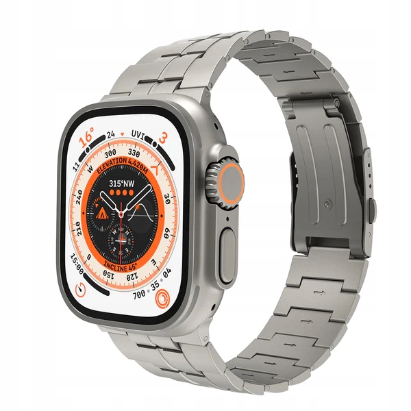 Náramek Pro Hodinky Apple Watch Ultra/ultra 2 44/45/46/49 mm Stříbrný