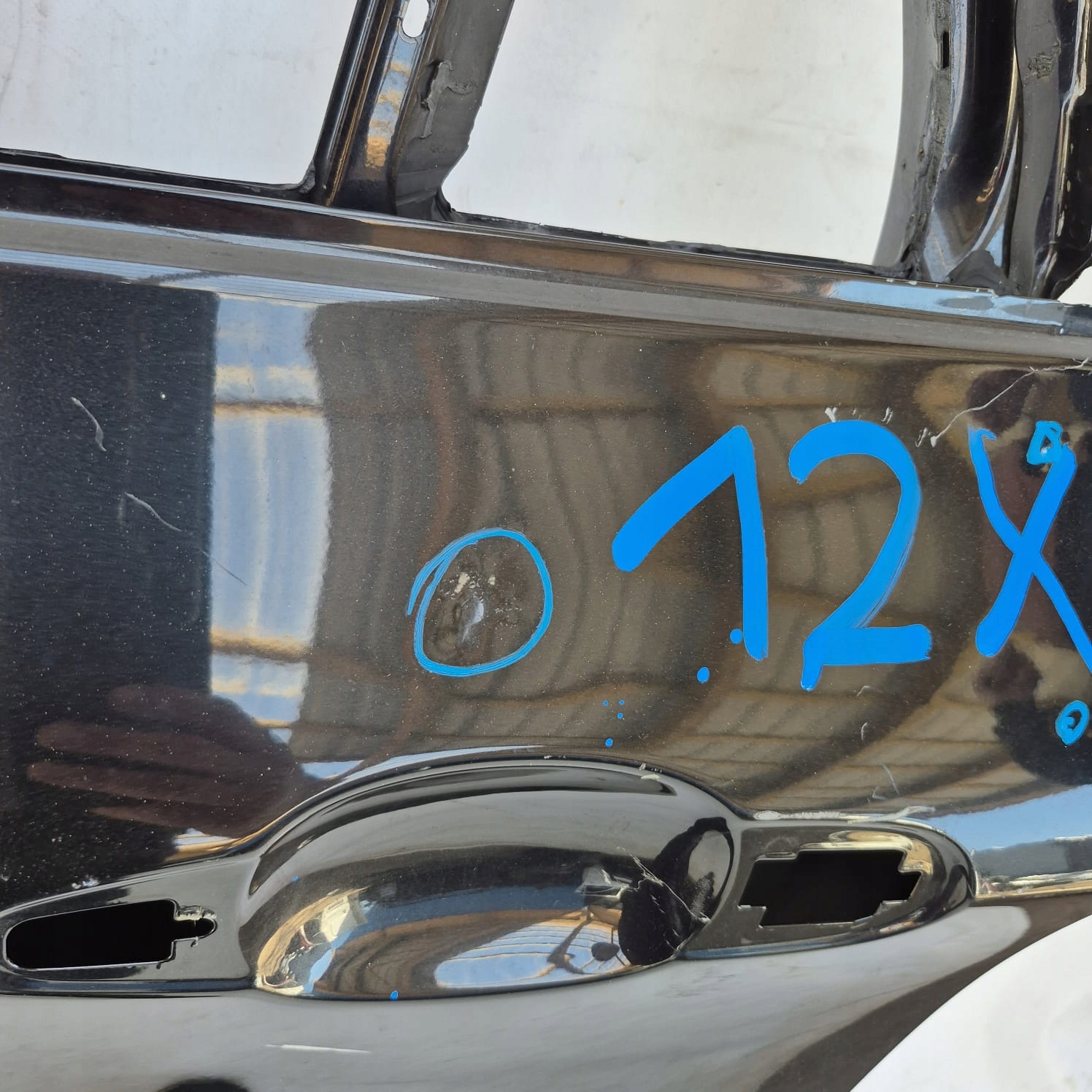 BMW X6 E71 07-14 door rear part rear. left