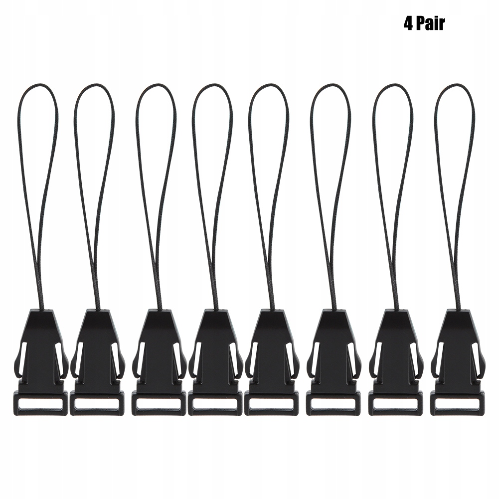 Zestaw 4 par wysokiej jakości klamer z mechanizmem szybkiego 7C