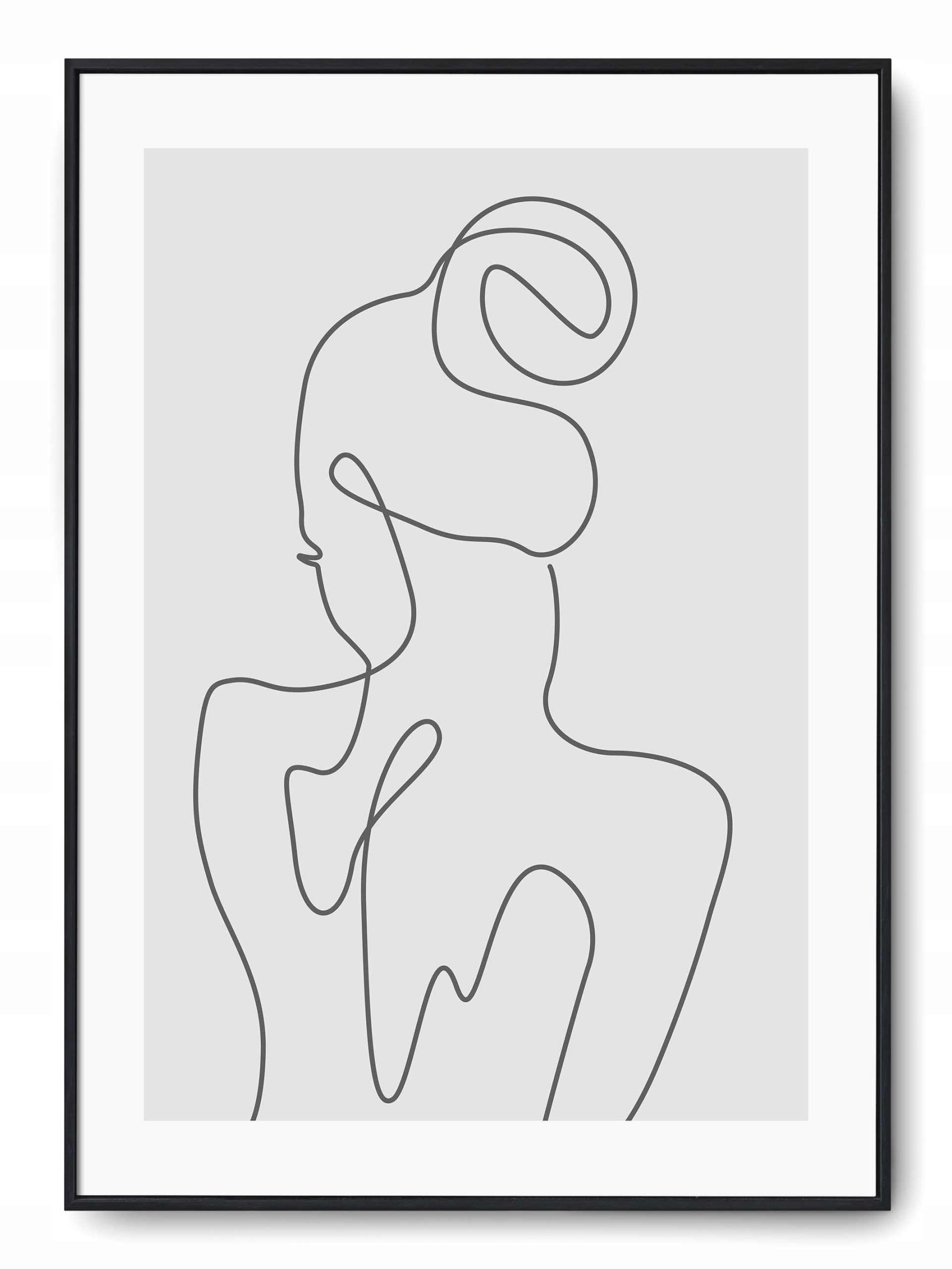 

Plakat r 40x50 cm Kobieta Rysunek Szkic Grafika