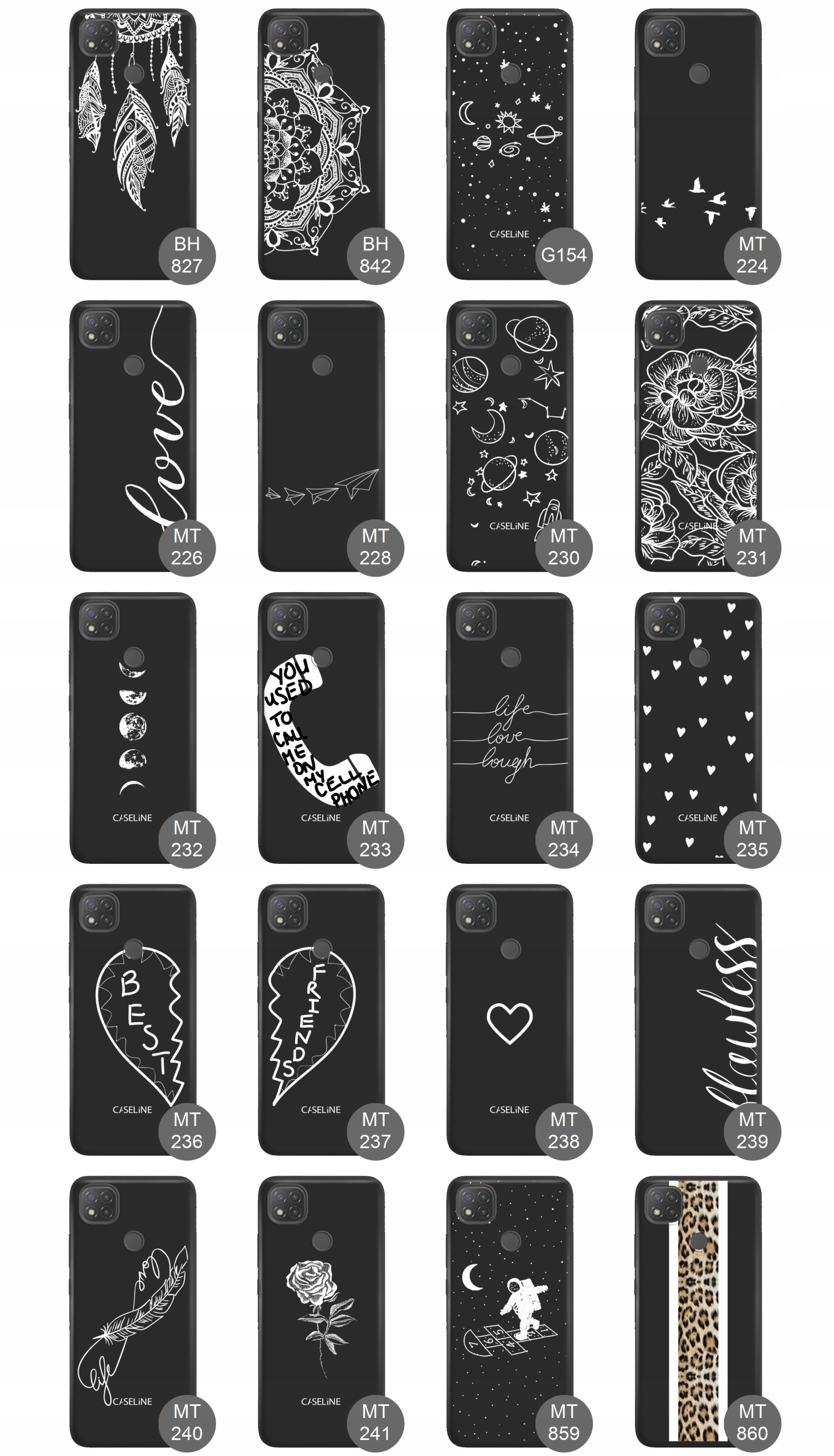 Etui matowe do Xiaomi Redmi 9C guma