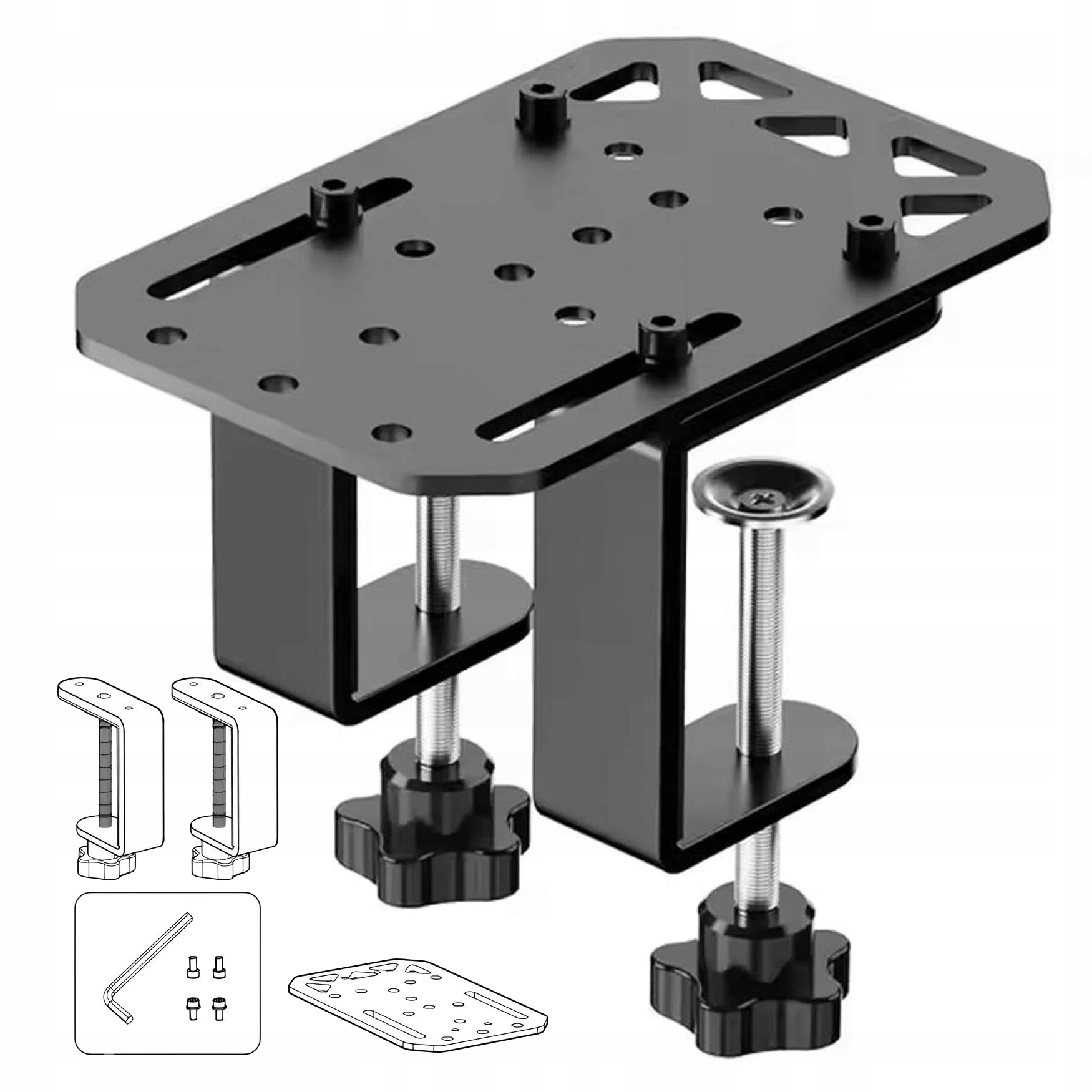 Uchwyt biurkowy hamulca ręcznego Pxn Zd 1 ze stali węglowej do Pxn Hbs