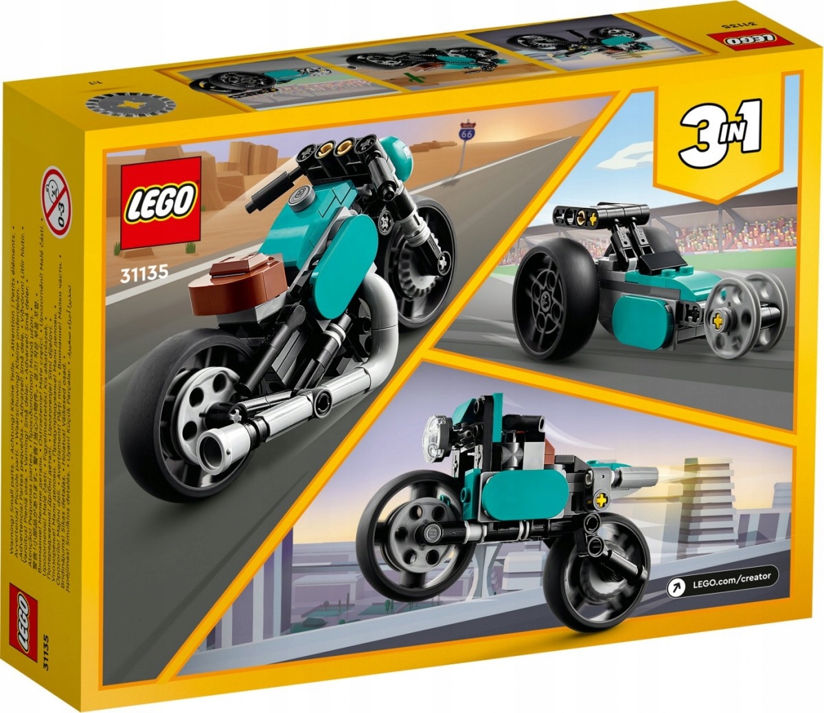 LEGO Klocki Creator 31135 Motocykl vintage Numer produktu 31135