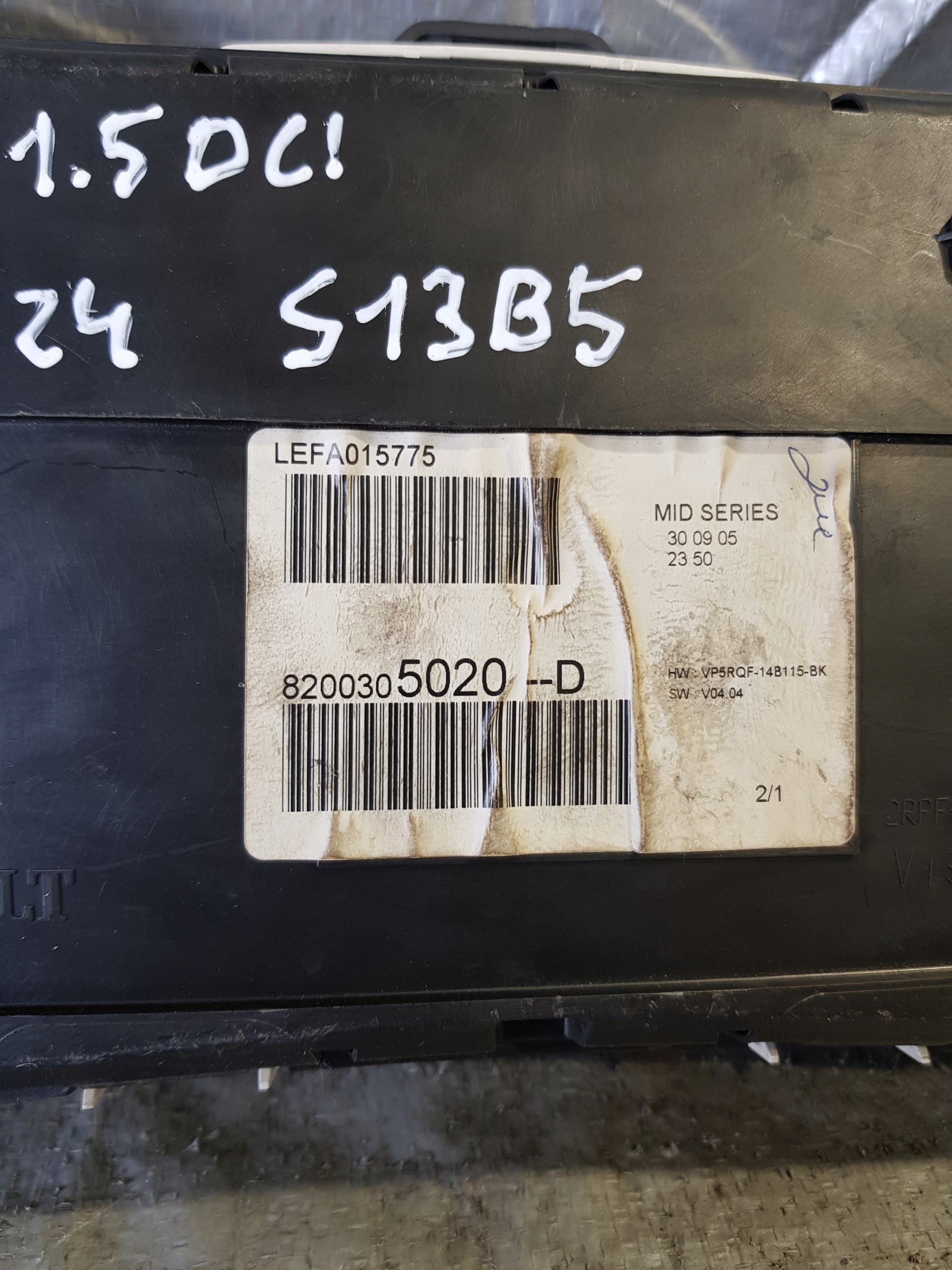 dials Renault OE 8200305020D CLIO III 1.5 DCI