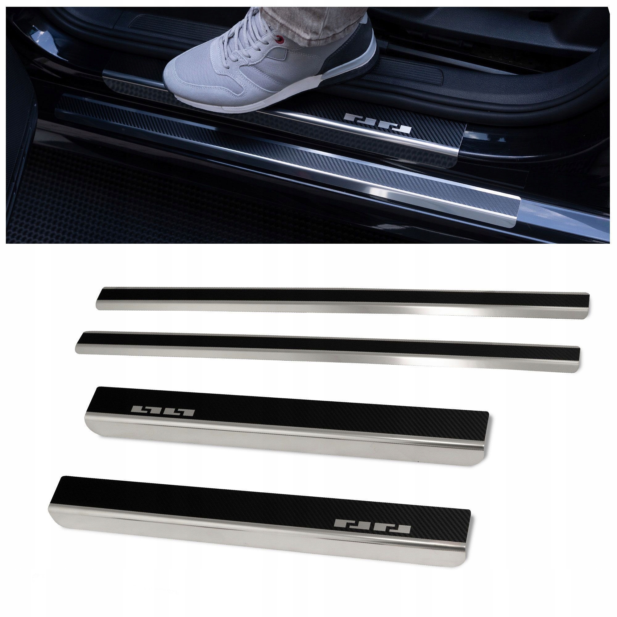 Ochranné krytky předních prahů pro Ford Ka 2009-2016 Hatchback