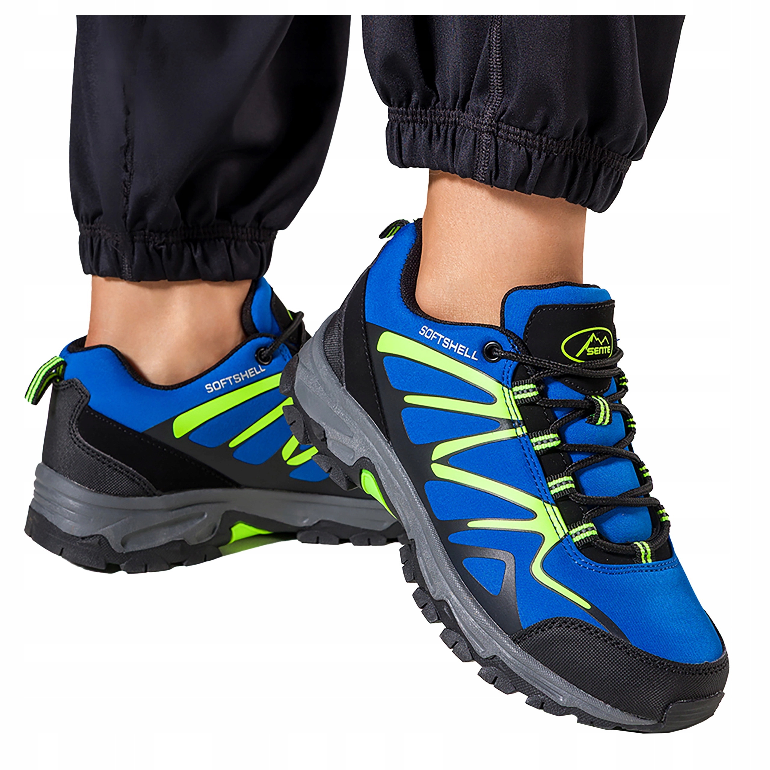 Dámská Trekingová obuv Modrá Šněrovací Softshell Sportovní velikost 36