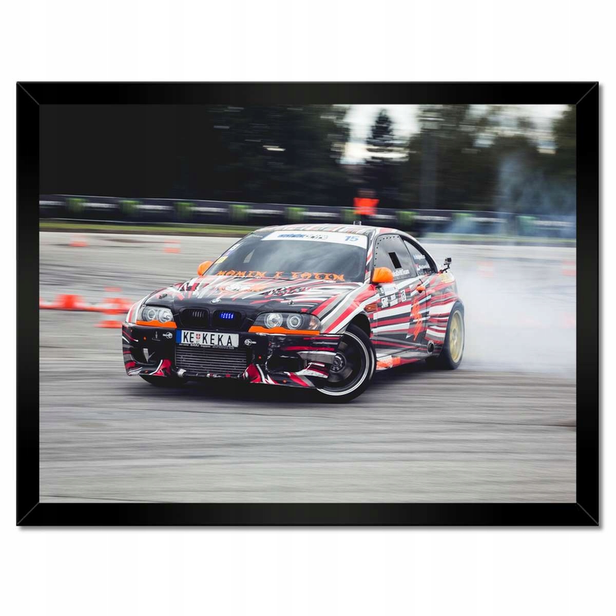 Plakáty v rámu 40x30 Bmw Drift Pálení pneumatik