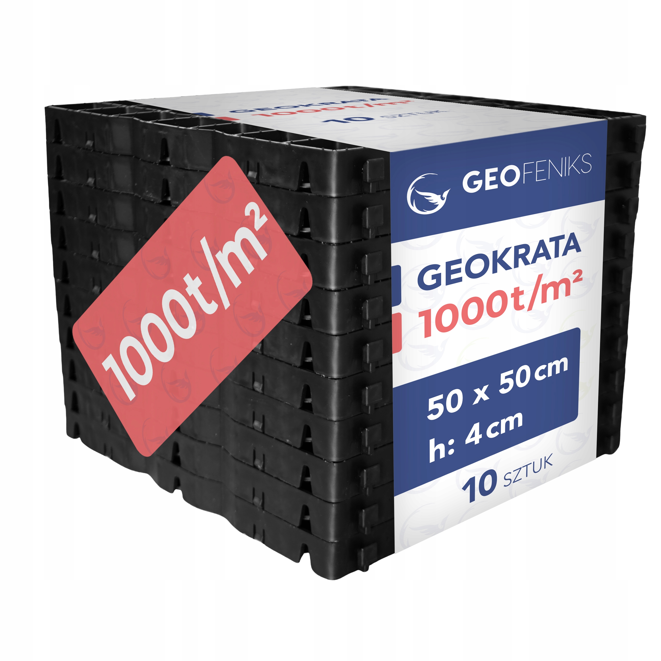 Kratka parkingowa Najmocniejsza geokrata trawnikowa 50,1 x 50,1cm x 4cm