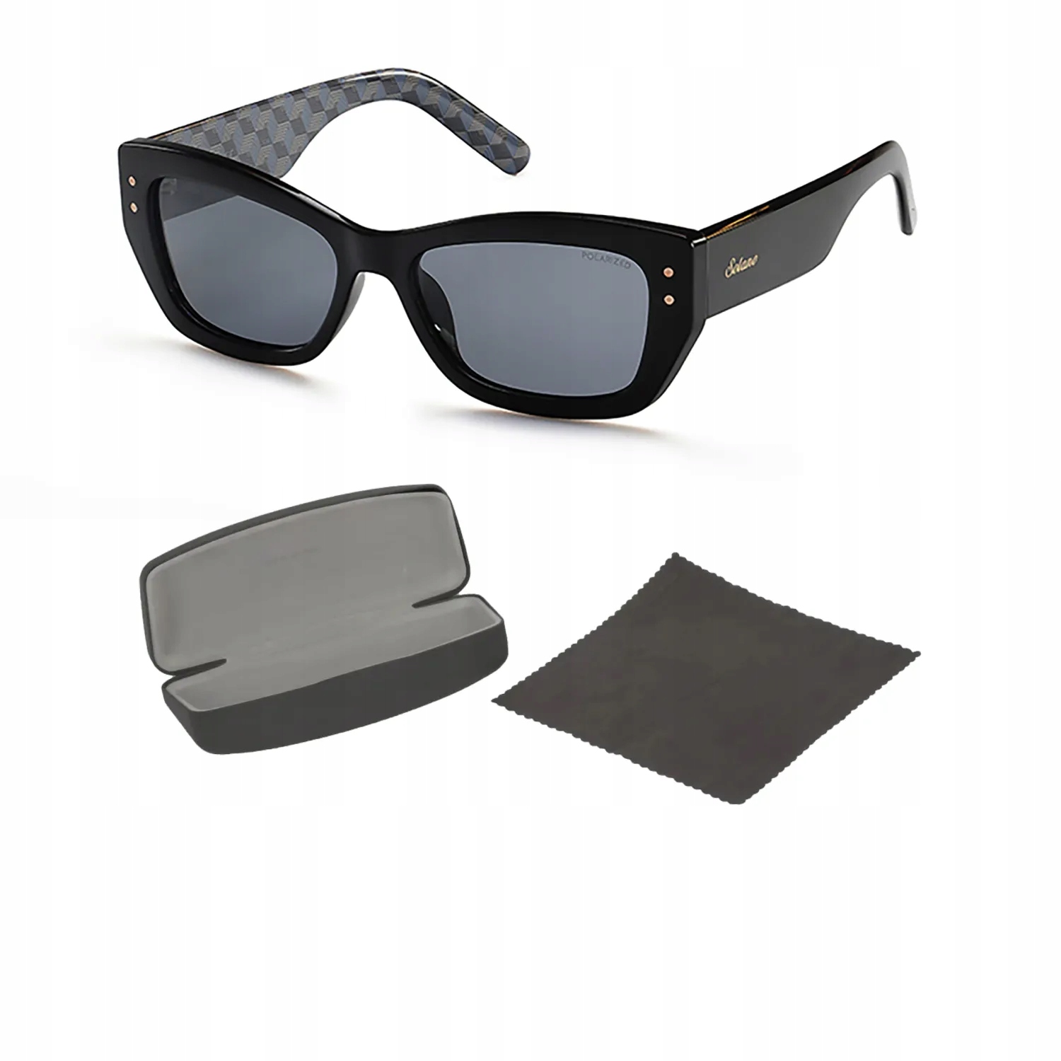 Solano SS21064A Černé dámské polarizační sluneční brýle