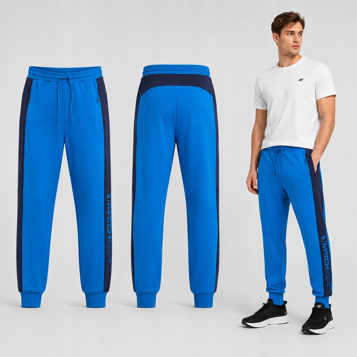 Pánské Tepláky 4F Sportovní Joggery S M1442 SS26