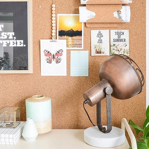 Duża tablica korkowa samoprzylepna na ścianę 3mm x 100cm x 130cm