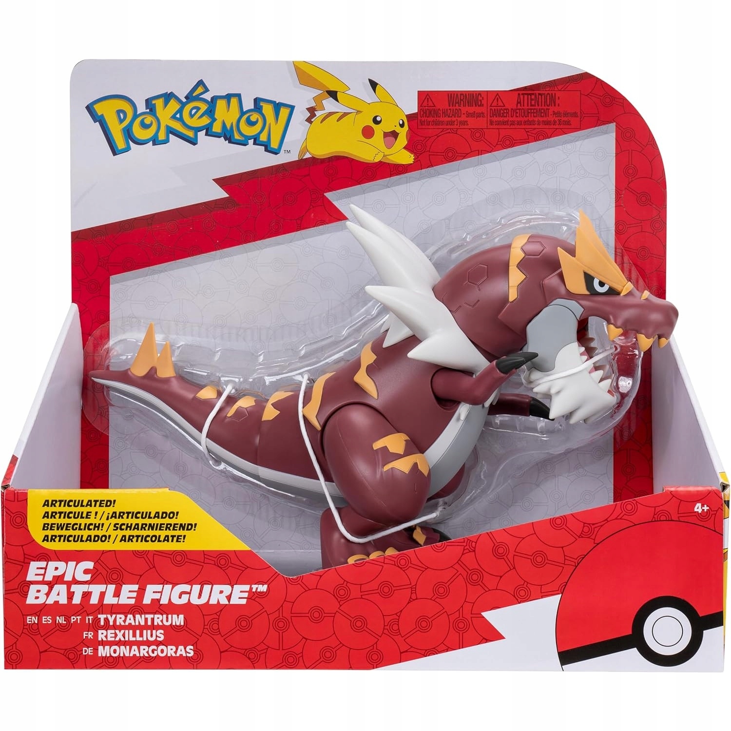 Pokémon Epic Battle Figure Jazwares Velká Originální Figurka Tyrantrum