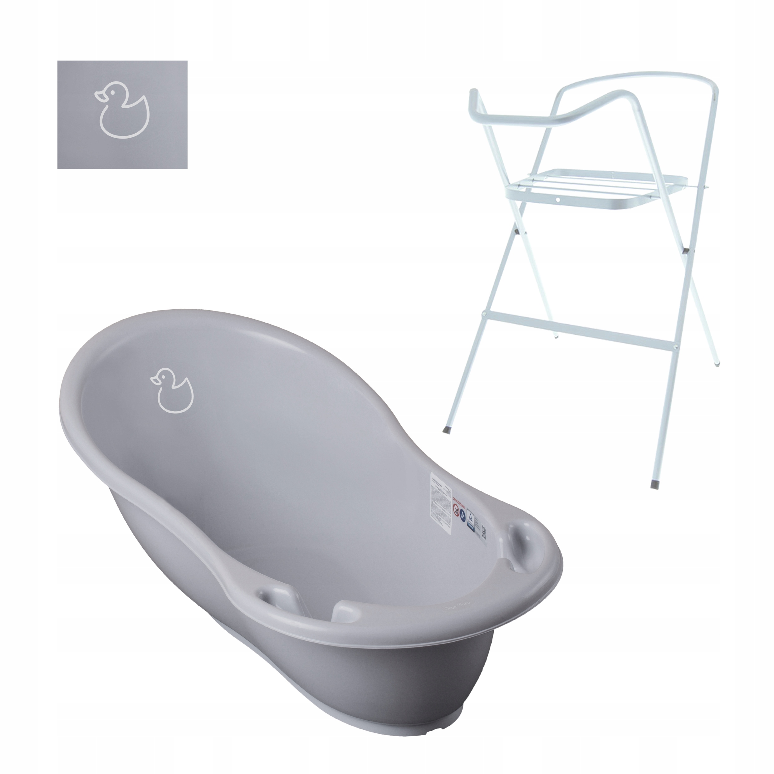 WANIENKA ZESTAW 2w1 DLA DZIECKA DZIECI TEGA BABY WANNA 102cm STOJAK stelaż