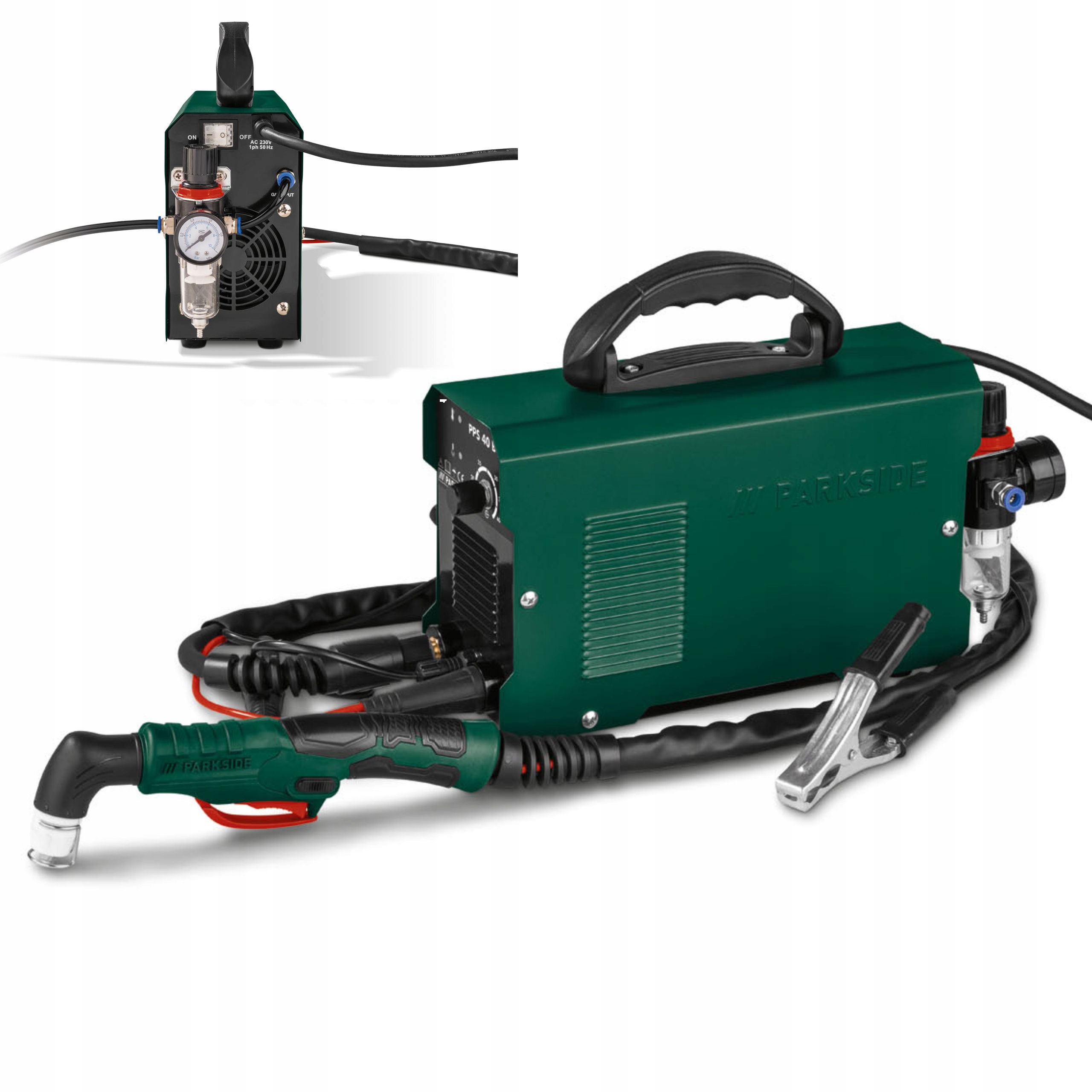 Parkside Plazmová řezačka Pps 40, řezačka 230V 40A, řezání do 12 mm