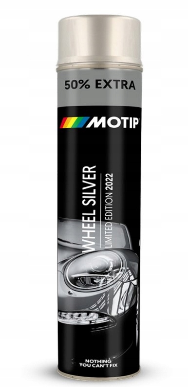 Lakier do felg w spray'u Motip srebrny 600ml