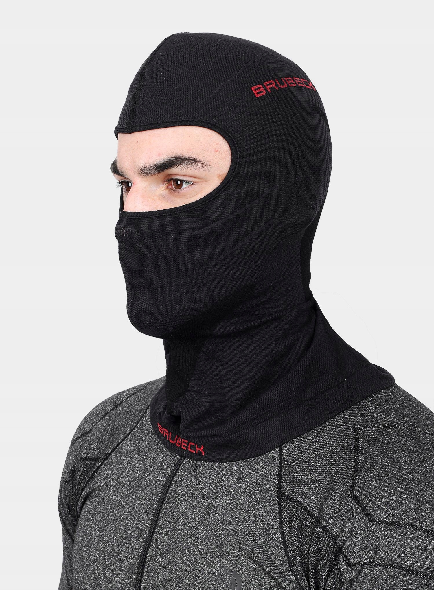 Kominiarka termoaktywna Brubeck Wool Balaclava black S-m