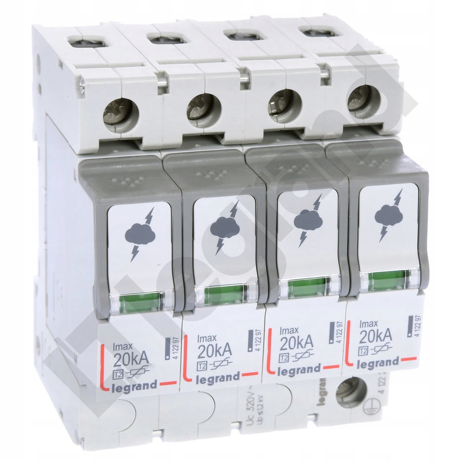 Obmedzovač prepätia T2 20 Ka 4P