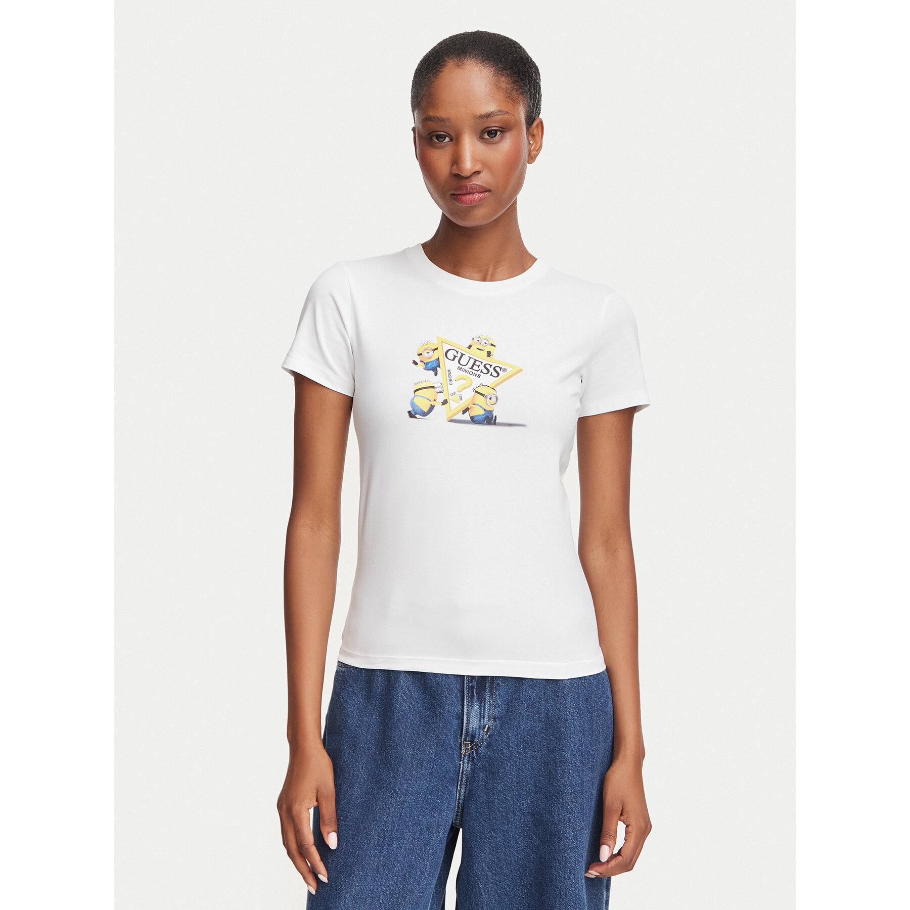 Damskie T-Shirt W6YI62K6415 biały
