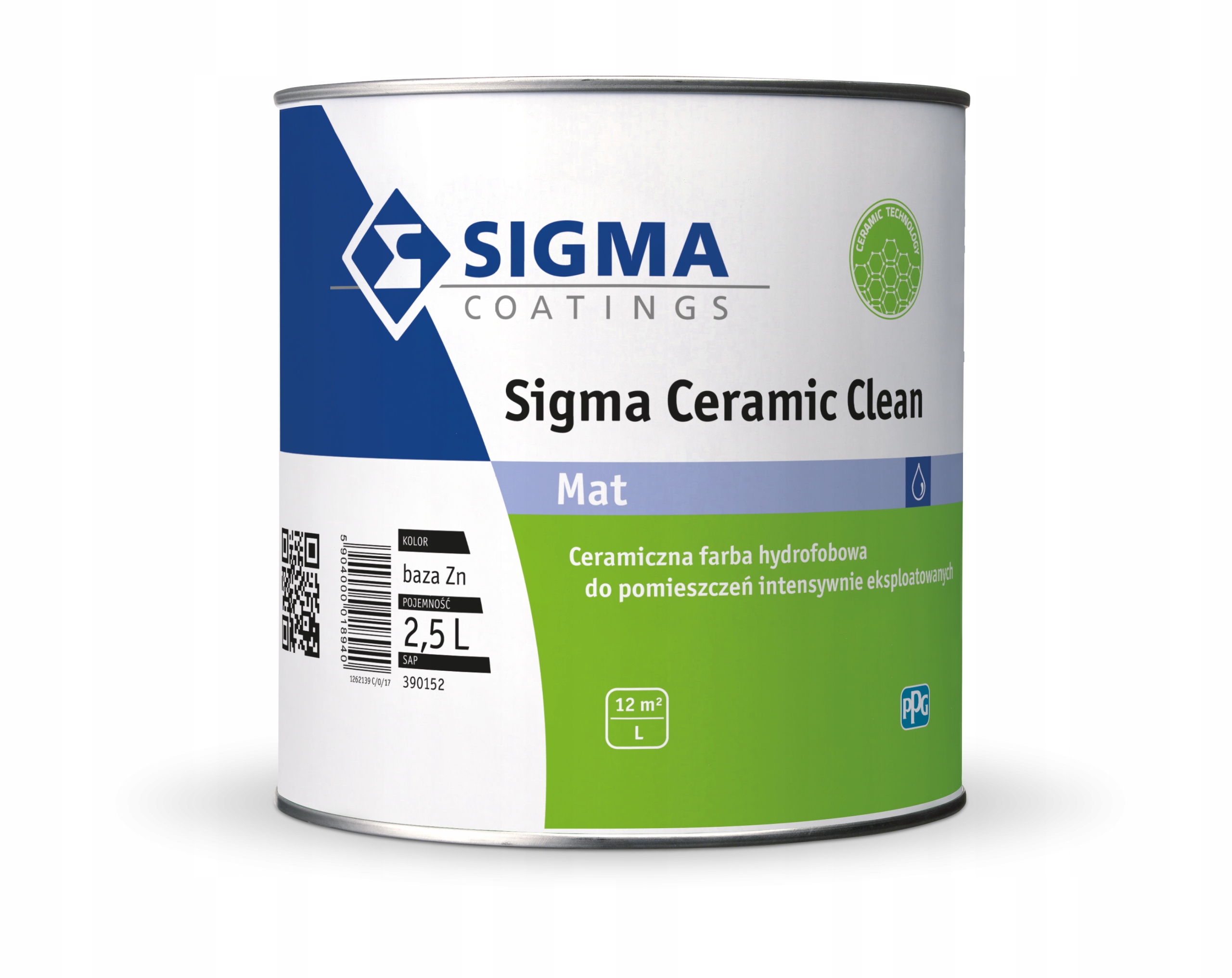 Keramická barva Sigma Ceramic Clean 2.3L Zn