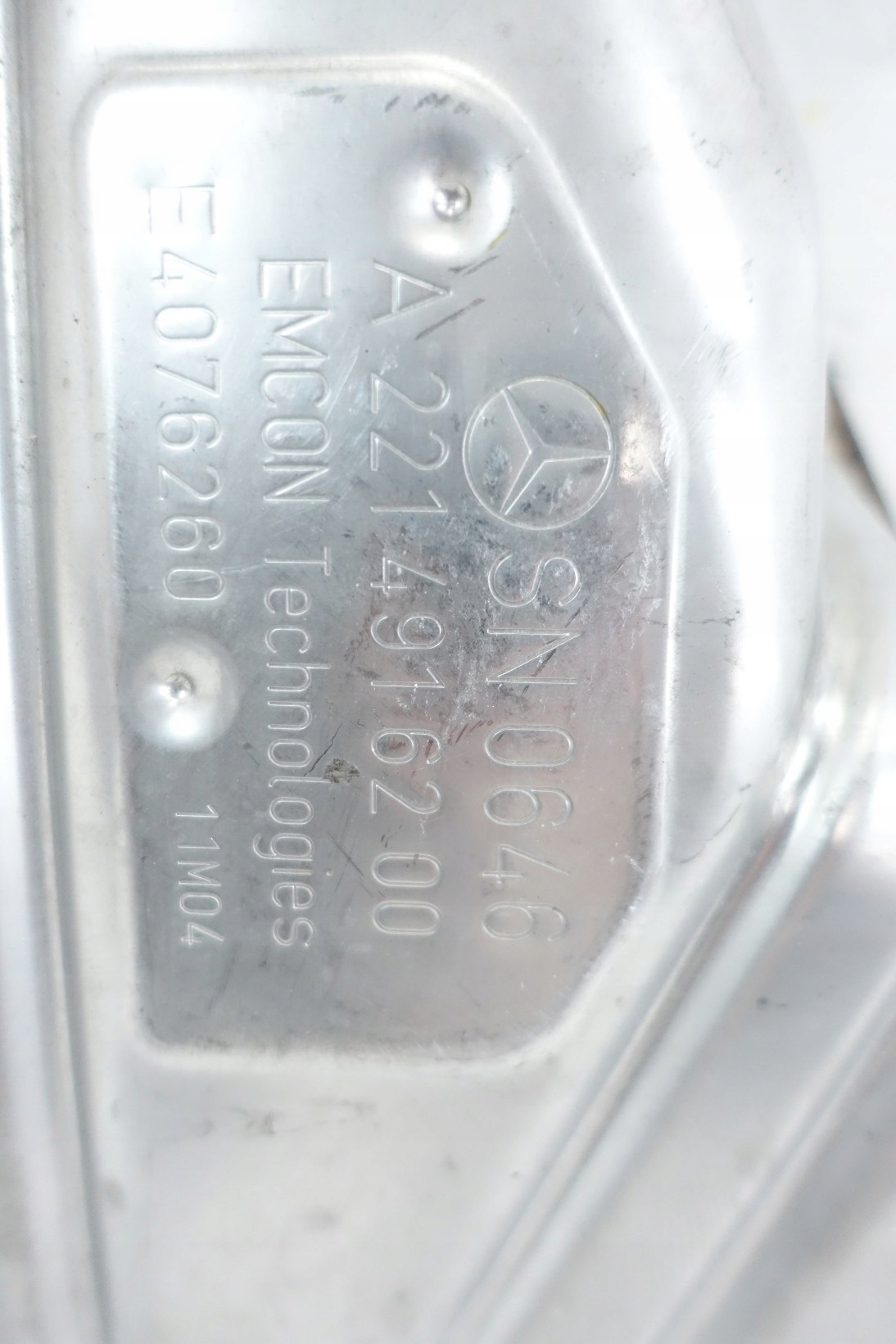 MERCEDES S W221 exhaust silencer A2214916200