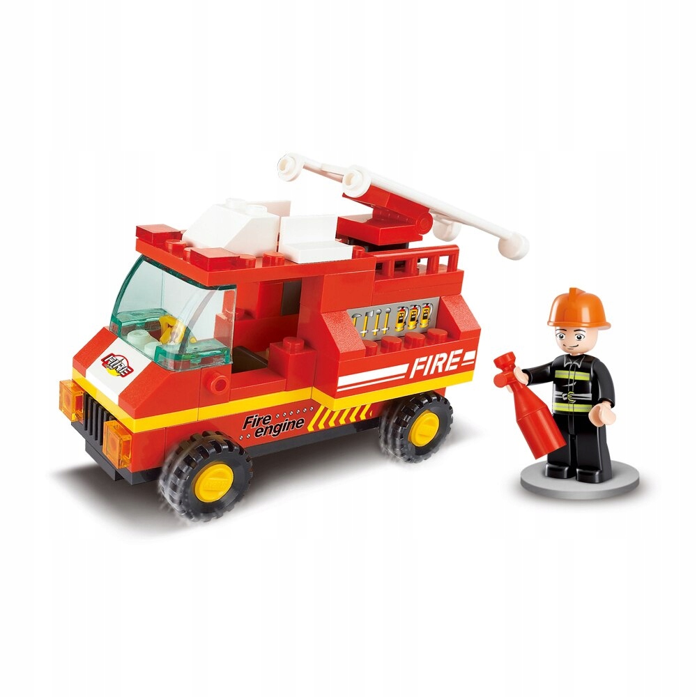

Klocki City Motors Straż Pożarna 74 elem. strażak