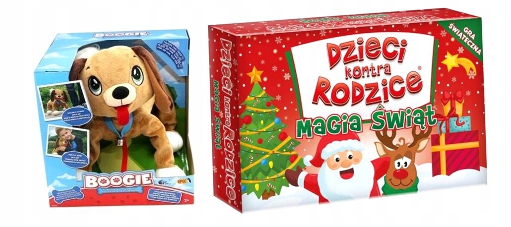 2W1 Gra Dzieci Kontra Rodzice Magia Świąt Psi Rozrabiaka Boogie