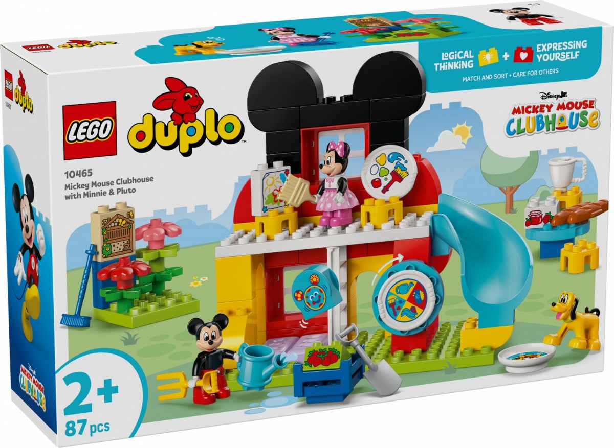Lego Stavebnice Duplo Disney 10465 Klub Mickey Mouse s Minnie a Plutem