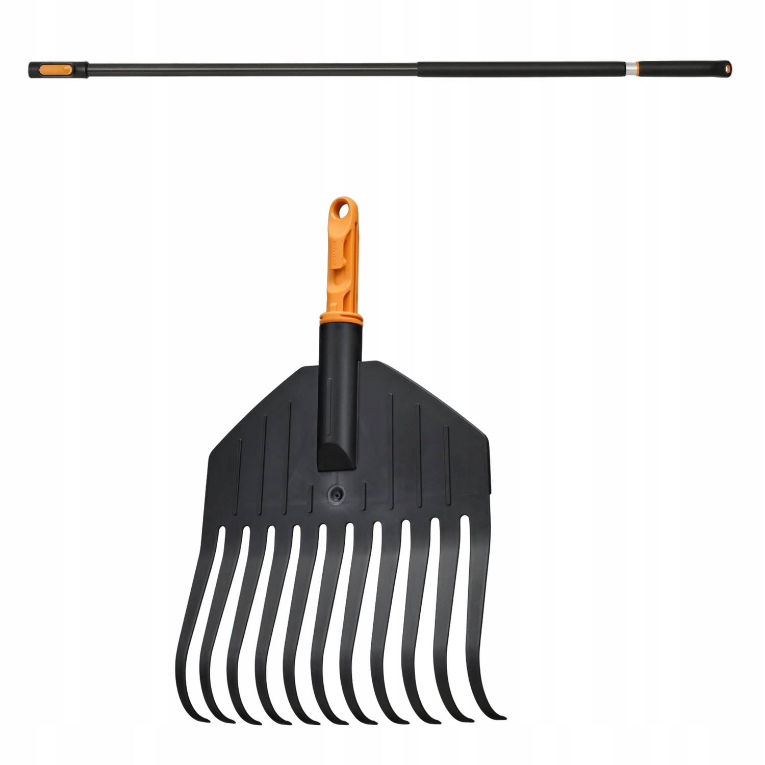 Fiskars Oneclick Hlava Úzke vejárové hrable násada 119-174 cm
