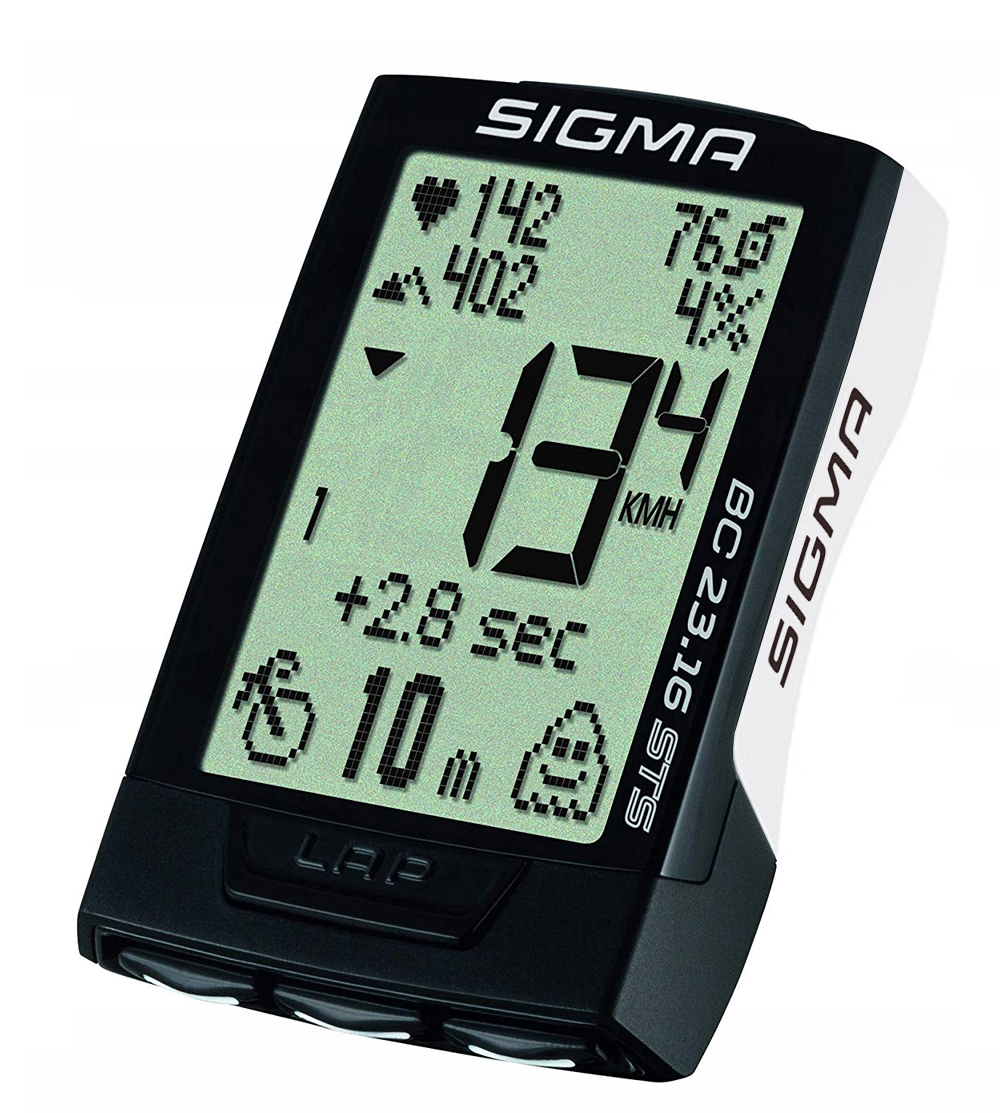 LICZNIK ROWEROWY SIGMA 23.16 STS IPX7 POLSKIE MENU KADENCJA OPASKA HR PULS Marka Sigma Sport
